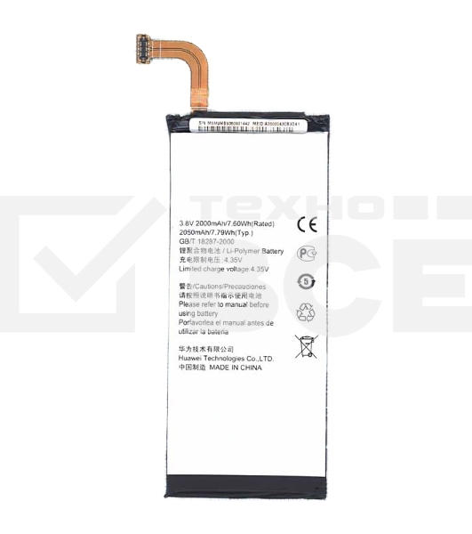 Аккумуляторная батарея для Huawei Ascend P6 / G6 2000mAh HB3742A0EBC