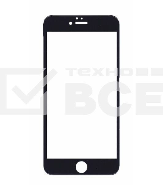 Защитное стекло 5D для Apple iPhone 6/6S Plus черный