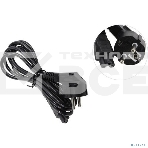 Кабель питания ноутбуков ExeGate Power PC5-1,8P (Евровилка Schuko->С5) VDE-250V-3*0.5-CU, 6A, 1.8м, фото2