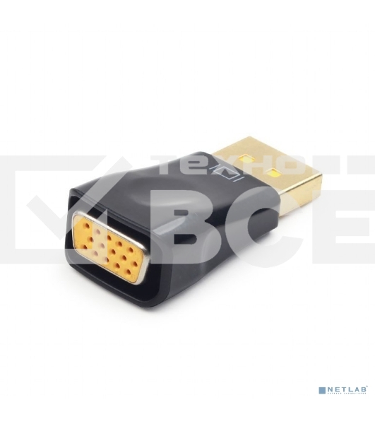 Переходник DisplayPort - VGA Cablexpert A-DPM-VGAF-01, 20M/15F, пакет