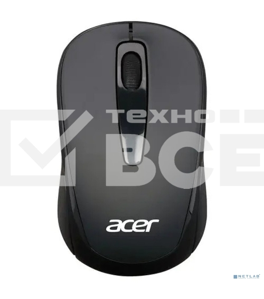 Мышь беспроводная Acer OMR133 черный, 1000 dpi, радиоканал, USB, кнопки - 3