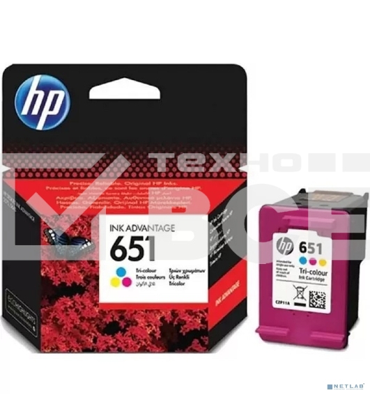 Картридж струйный HP 651 C2P10AE черный для HP DJ IA5575e (600стр.)