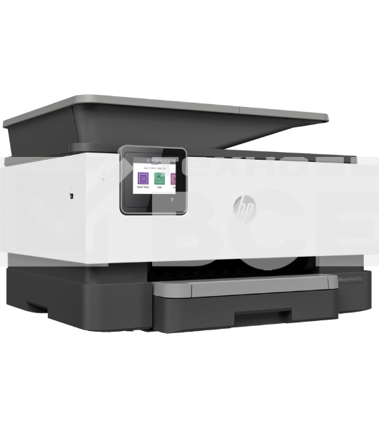 МФУ струйный HP OfficeJet Pro 9010 AiO (3UK83B), A4, цветной, печ. до 22 стр/мин. (ч/б) до 18 стр/мин. (цвет), скан. до 8 стр/мин., 1200 x 1200 dpi, USB, RJ-45, Wi-Fi, Air Print