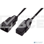 Кабель питания Filum С19-C20, 3х1.5мм, 220В, 16A, чёрный, 3м (FL-PC16-C19-C20-3M), фото 1