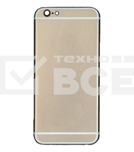 Задняя крышка для iPhone 6 (4.7) золотая