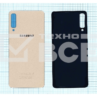 Задняя крышка для Samsung Galaxy A7 (2018) SM-A750F золотая