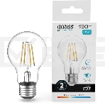Лампа филам. Gauss Filament 11Вт цок.:E27 груша св.свеч.бел.нейт. (упак.:10шт) (22221), фото7