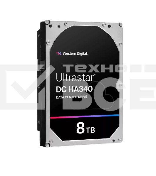 Серверный диск HDD WD Ultrastar DC HA340 8TB <WUS721208BLE604> SATA3 3.5