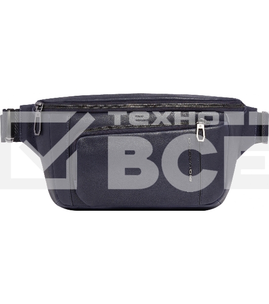 Сумка на пояс мужская Piquadro CRONUS CA2174S134/BLU синий, натур.кожа