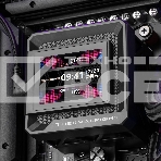 Водяное охлаждение для процессора Thermalright Frozen Warframe SE 240 ARGB Black (240mm, LED temp., Black, ARGB/ Fans: 2x120mm, 70.84CFM, 29.8dBA, 2000RPM/ Pump height 59mm, Rad thickness 27mm/ S: 1851, 1700, 1200, 115X, AM5, AM4), фото7