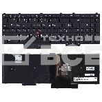 Клавиатура для ноутбука Lenovo ThinkPad P51 P71 черная с подсветкой, фото 1