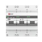 Выключатель автоматический EKF mcb47100-3-63C-pro 3P 63А (C) 10kA ВА 47-100 EKF PROxima, фото4