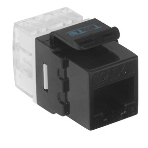 Модуль Keystone RJ45, Cat.6, UTP, 180 градусов, черный, фото3