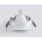 Светильник встраиваемый Ambrella light TN102726 WH белый GU5.3 92*92*23, фото3