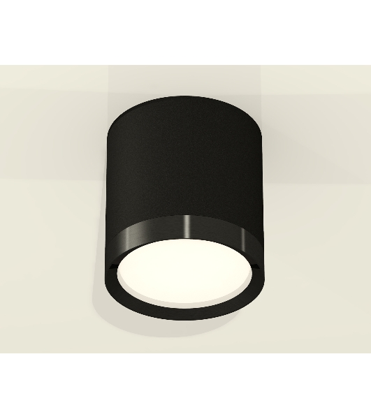 Светильник Ambrella Light XS8142002 SBK/PBK черный песок/черный полированный GX53 (C8142, N8113)