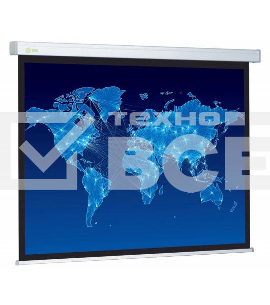 Экран Cactus 150x150см Wallscreen CS-PSW-150x150 1:1 настенно-потолочный рулонный белый
