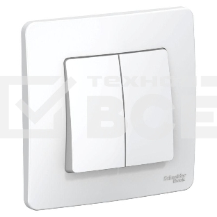 Выключатель 2-кл. СП BLANCA (сх.5) 10А 250В бел. SchE BLNVS010501