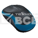 Мышь беспроводная Logitech M185 синий, 1000 dpi, радиоканал, USB, кнопки - 3, фото5