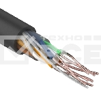 Кабель витая пара Rexant U/UTP, категория 5e, ZH нг(А)-HF, 4PR, 24AWG, внешний, черный, 305 м, фото2
