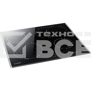 Встраиваемая электрическая панель Samsung NZ64T3536DK/WT 59 x 50.5 x 5.2 см., электронное управление, 15 степеней мощности, автоматическое отключение, защита от детей, блокировка управления, дисплей, 4 конфорки, 2 с зоной расширения, рамка из нержавеющей 