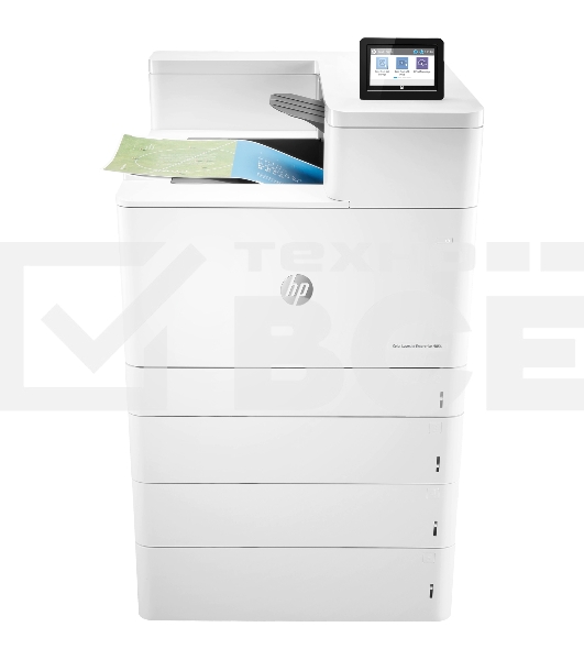 Принтер HP Color LaserJet Enterprise M856dn (A3, 1200dpi,ImageREt4800, 56(56) ppm, 1,5 GB, 16GB EMMC, Duplex, 2trays 550+100, 1y warr, cart. B 16K & CMY 13K pages in box, repl. A2W77A)