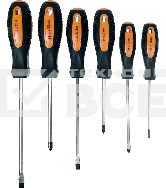 Набор отверток (PH,PZ,SL) НО 6