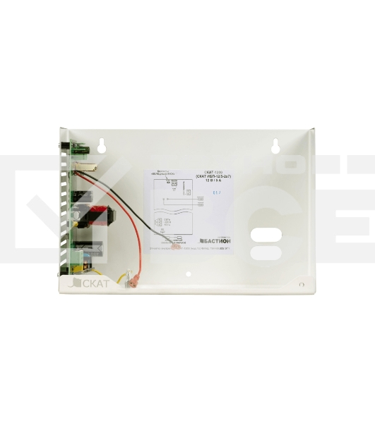 Источник бесперебойного питания СКАТ-1200 12 В 5А корпус под АКБ 2х12А.ч или 1х17А.ч СС ТР ПБ Бастион 90