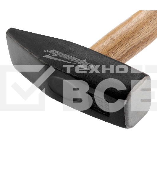 Молоток SPARTA слесарный,1000 г,квадратный боек, деревянная рукоятка 102185