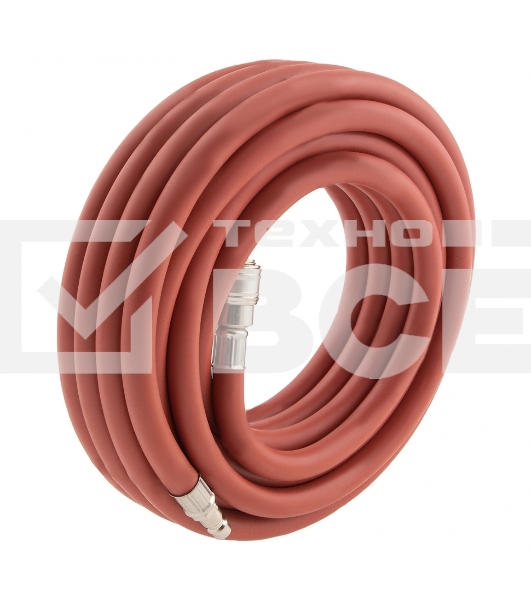 Шланг пневматический резиновый Stels 57021 10x16мм, 24 бар, армированный, быстросъем, 10 м