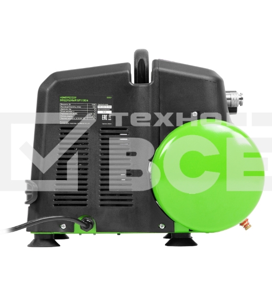 Компрессор воздушный безмаслянный BL 1100/6 1100Вт, ресивер 6 литров, 180 л/мин Сибртех