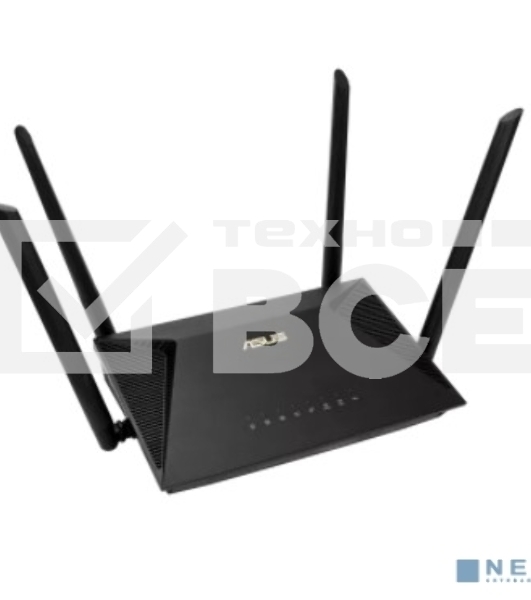 Роутер ASUS RT-AX53U  802.11b/g/n/ac/ax, до 574 + 1201 Mbps, 2,4 + 5 гГц, 4 антенны, USB