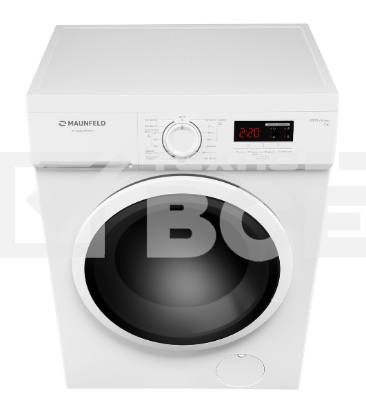 Стиральная машина Maunfeld MFWM127WH05  белый, загрузка  фронтальная 9 кг, 1200 об/мин., класс: А+++