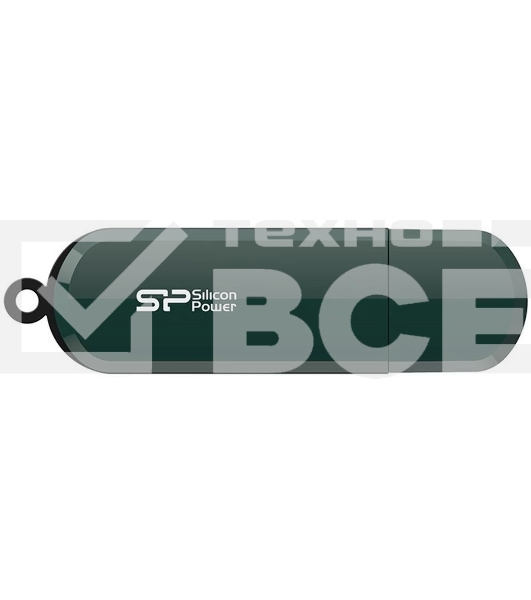 Флеш диск 16Gb Silicon Power LuxMini 320, USB 2.0, Зеленый