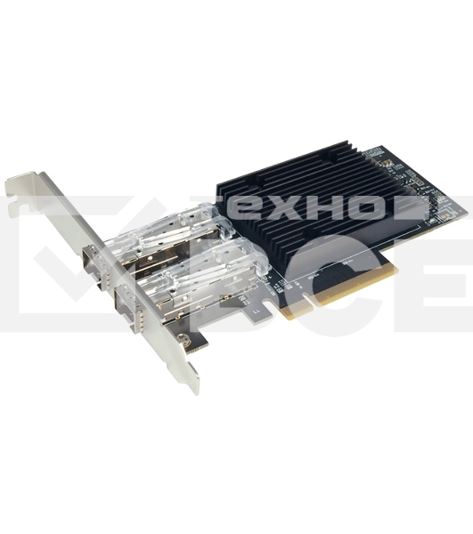 Сетевая карта SUNRICH TECHNOLOGY N-1100 25G Dual Port SFP28 Ethernet Adapter with Broadcom BCM57414 chipset