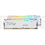 Оперативная память Kingston Fury Beast, DDR5, 64GB (2x32GB), 5600MHz, CL40, с радиатором, RGB, белый, фото4
