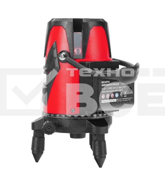 Лазерный уровень MTX MFL RED, 30 м, красный луч, акк. Li 2400 mAh, сумка, резьба 5/8'