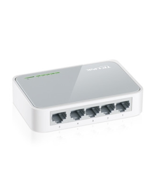Коммутатор TP-Link SOHO TL-SF1005D Коммутатор 5-port 10/100M mini Desktop Switch, 5 10/100M RJ45 ports, Plastic case