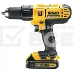 Дрель-шуруповерт DeWalt DCD778S2T-QW, Аккумуляторная, 18В, 2 АКБ, Ударная, Кейс, фото 1