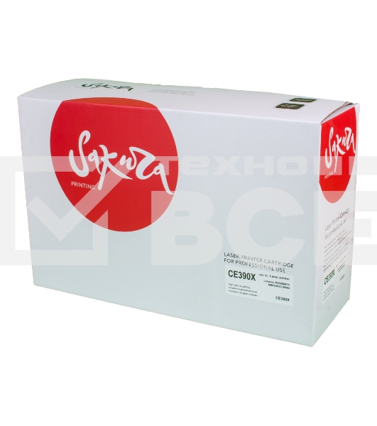Картридж лазерный Sakura CE390X для HP LaserJet M4555MFP/M601/M601n/M602n/M602dn/M602x/M603/M603n/M603dn/M603xh, черный, 24000 к.