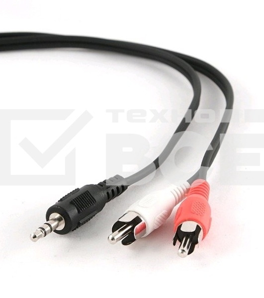 Кабель аудио Gembird Jack3.5 / 2xRCA, 2.5м