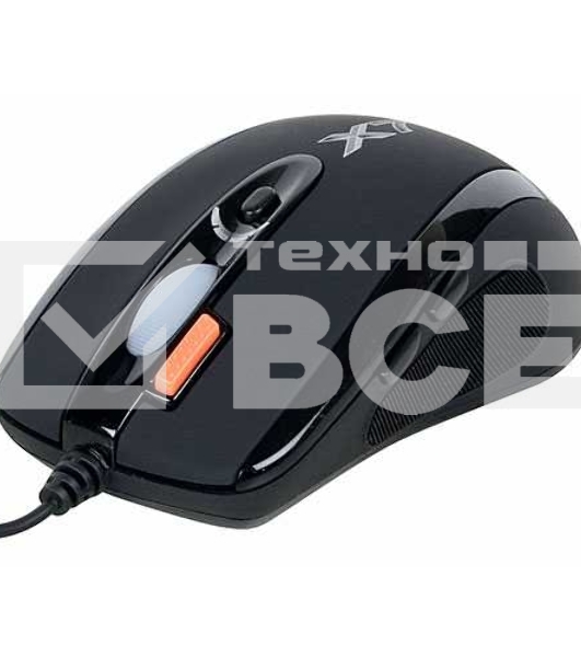 Мышь проводная A4Tech X-710MK черный, 2000 dpi, USB, кнопки - 7