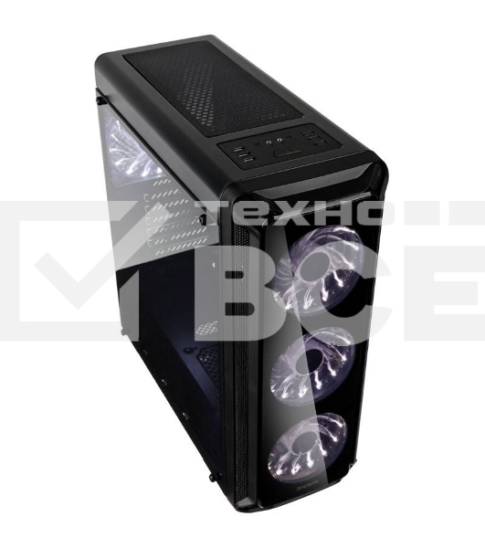 Корпус ZALMAN I3, без БП, большое боковое окно, черный,  ATX