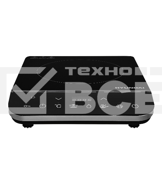 Электрическая плитка Hyundai HYC-0104 черный стеклокерамика (настольная)