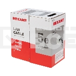 Кабель витая пара Rexant U/UTP, категория 5e, ZH нг(А)-HF, 4PR, 24AWG, внешний, черный, 305 м, фото3