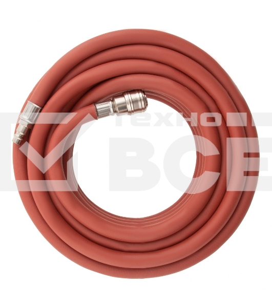 Шланг пневматический резиновый Stels 57021 10x16мм, 24 бар, армированный, быстросъем, 10 м