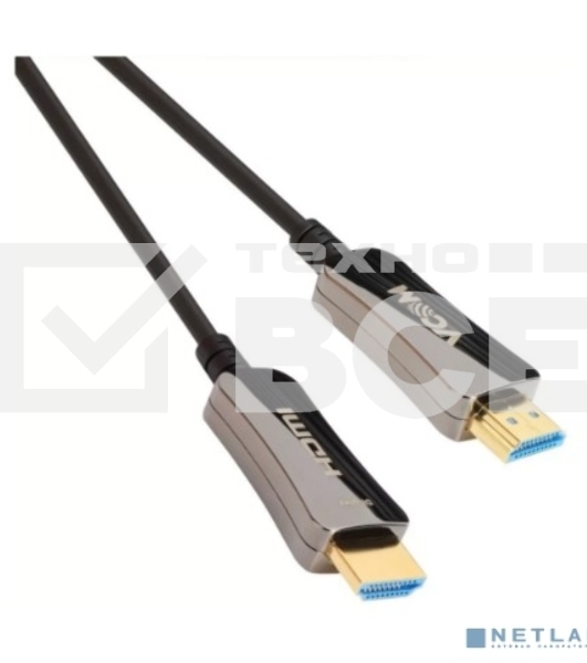 Активный оптический кабель HDMI 19M/M,ver. 2.0, 4K@60 Hz 15m VCOM D3742A-15M