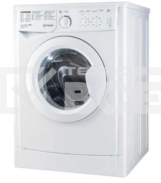 Стиральная машина Indesit IWSE6105(CIS)L белый, загрузка фронтальная 6 кг, 1000 об/мин., класс: А