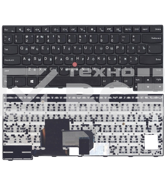 Клавиатура для ноутбука Lenovo ThinkPad E450 E455 E450C черная