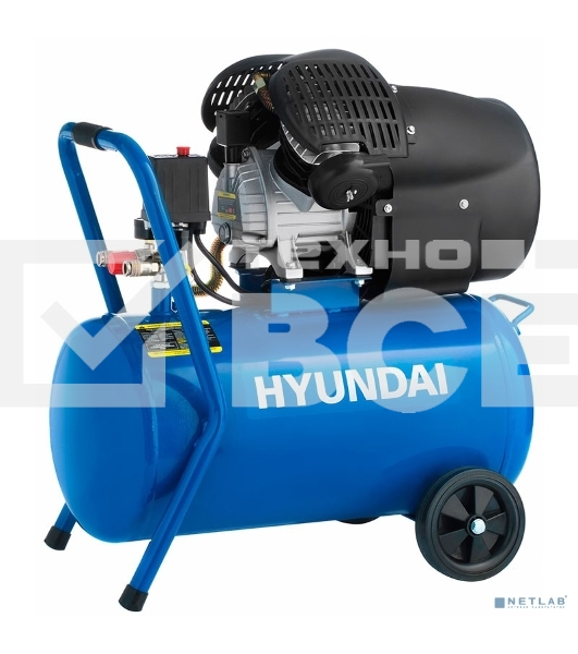Компрессор поршневой Hyundai HYC 4050 масляный 400л/мин 50л 2200Вт