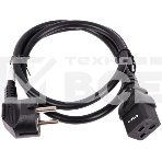 Шнур питания NTSS NTSS-PC19771 C19-Schuko проводник.:3x1.5мм2 1.8м 220/250В 16А черный, фото2